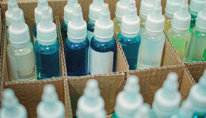 100ml Bulk Vape Juice Bottles packaging detail