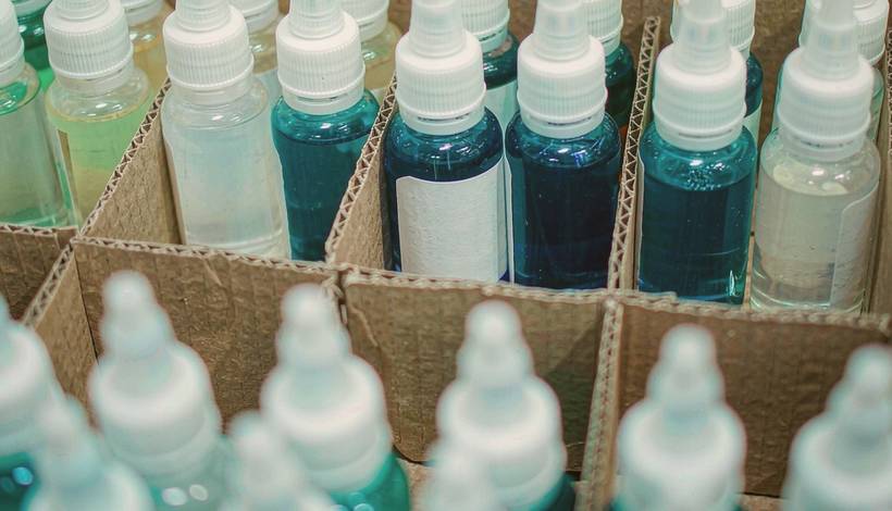 100ml Bulk Vape Juice Bottles packaging detail